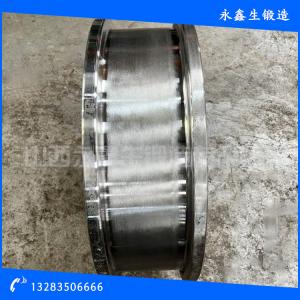 鋼水罐回轉(zhuǎn)車車輪鍛件